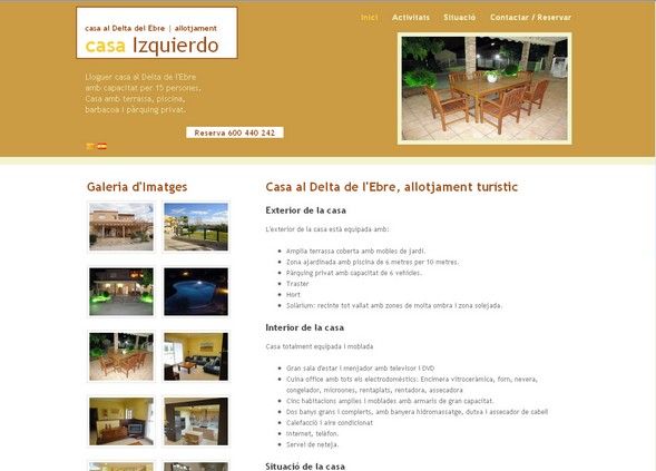 Casa al delta del Ebre, alojamiento turístico - Casa Izquierdo 1