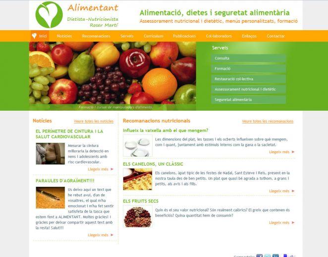 Alimentant. Dietista nutricionista Roser Marti 1