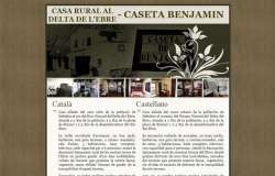 Casa rural al delta de l'Ebre - Caseta Benjamin