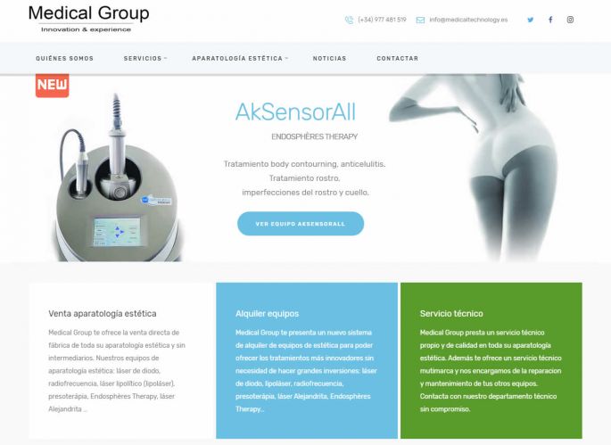 Medical Group, venta aparatología estçetica 1