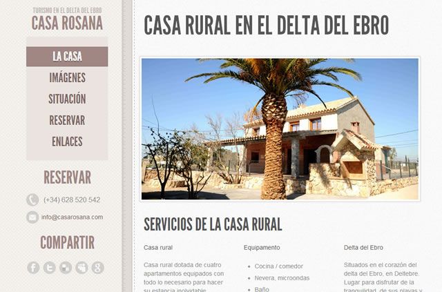 Casa rural al delta de l'Ebre - Casa Rosana 1